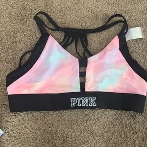Victoria secret sports bras 4 all size large brand new with tags on them .